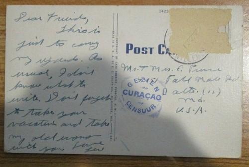 Holy Family church , Curacao- Iglesia de la sta. Familia - Post card - Picture 2 of 2