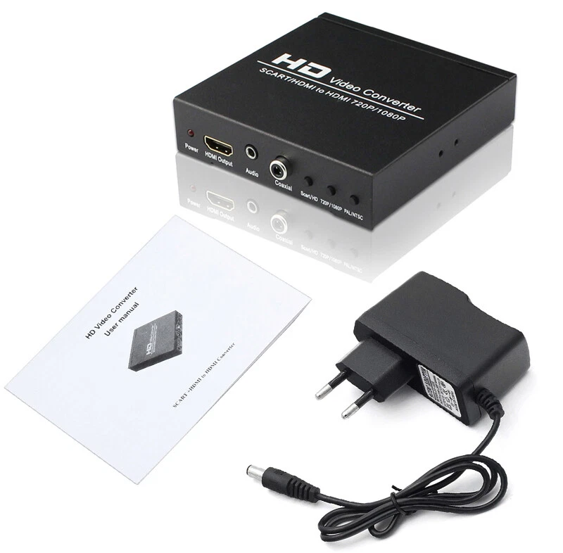 Any Video Convertehdmi To Scart Video Converter - Male-male Adapter For  Ps3, Dvd, Hdtv