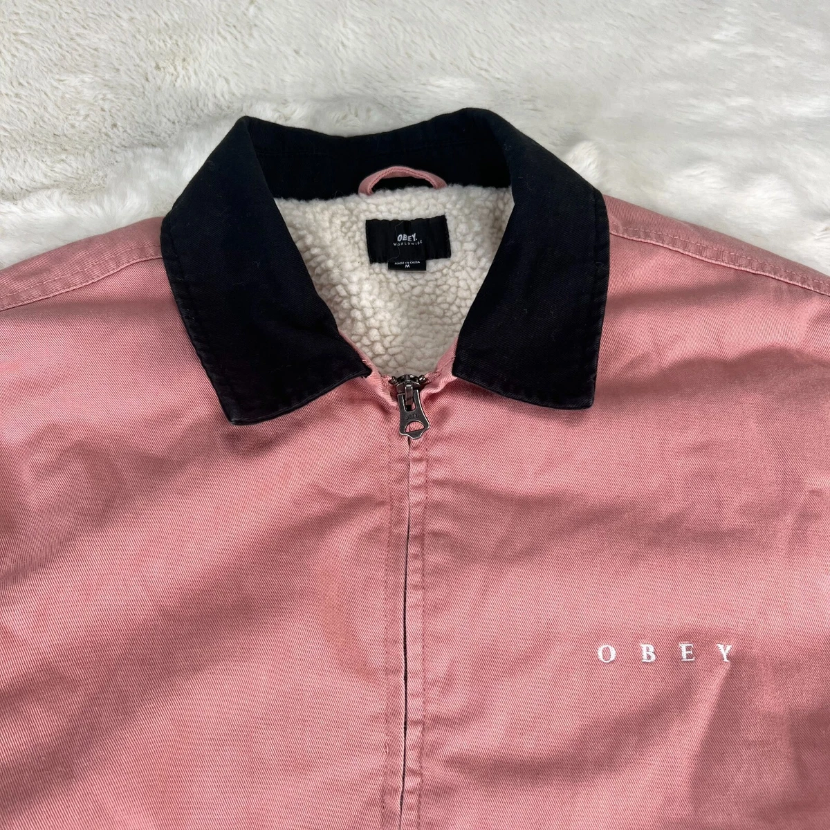 Obey dillinger trucker hot sale jacket