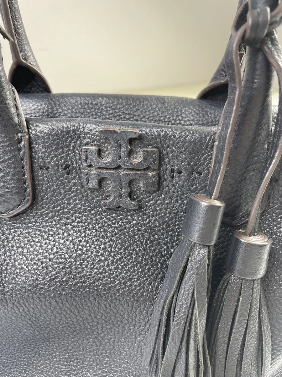 Tory burch mcgraw slouchy leather satchel cheap