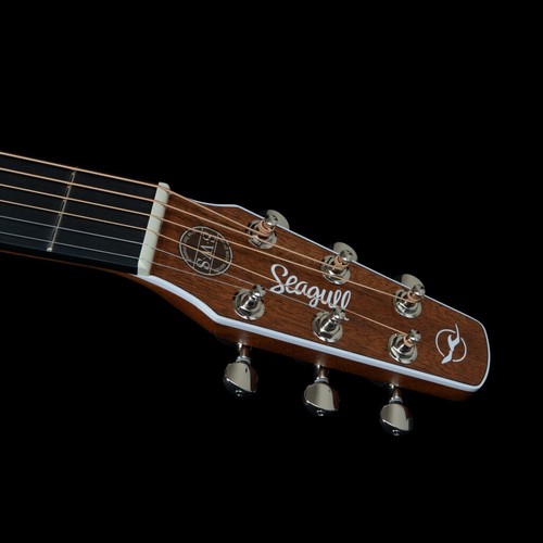 Seagull Model # 048090 Maritime SWS Natural Dreadnought Acoustic Electric Guitar - Picture 8 of 11