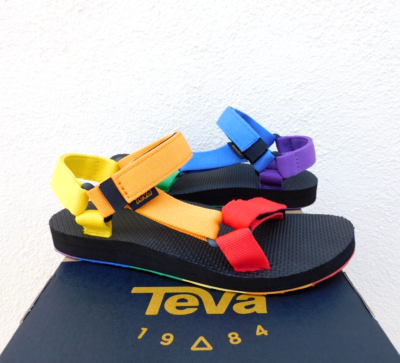 Teva Universal Pride Rainbow Sandal Shoes Size 13 Teva Mens Mid Universal Pride Rainbow Sandals - Size 13  main image 2