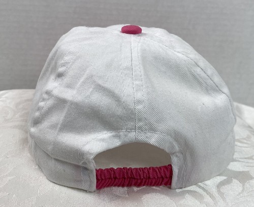 Vintage Disney For Kids Baseball Cap White & Pink Embroidered Toddler 80-90's - Picture 6 of 7