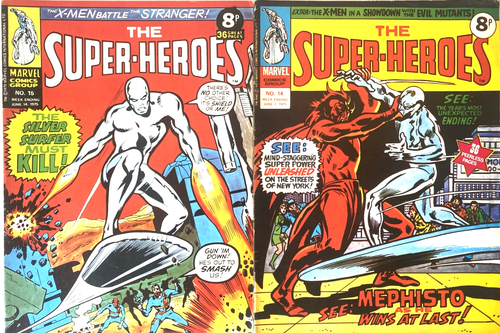 SUPER-HEROES. NUMBER'S BETWEEN 1-49. (42 VINTAGE UK MAGAZINES 1975-1976 LOT). - Picture 8 of 23