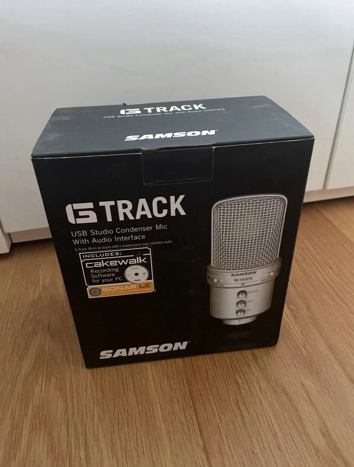 G TRACK USB Studio Condenser Mic With Audio Interface