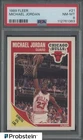 #1 1989 Fleer Basketball #21 Michael Jordan Chicago Bulls HOF PSA 8 NM-MT