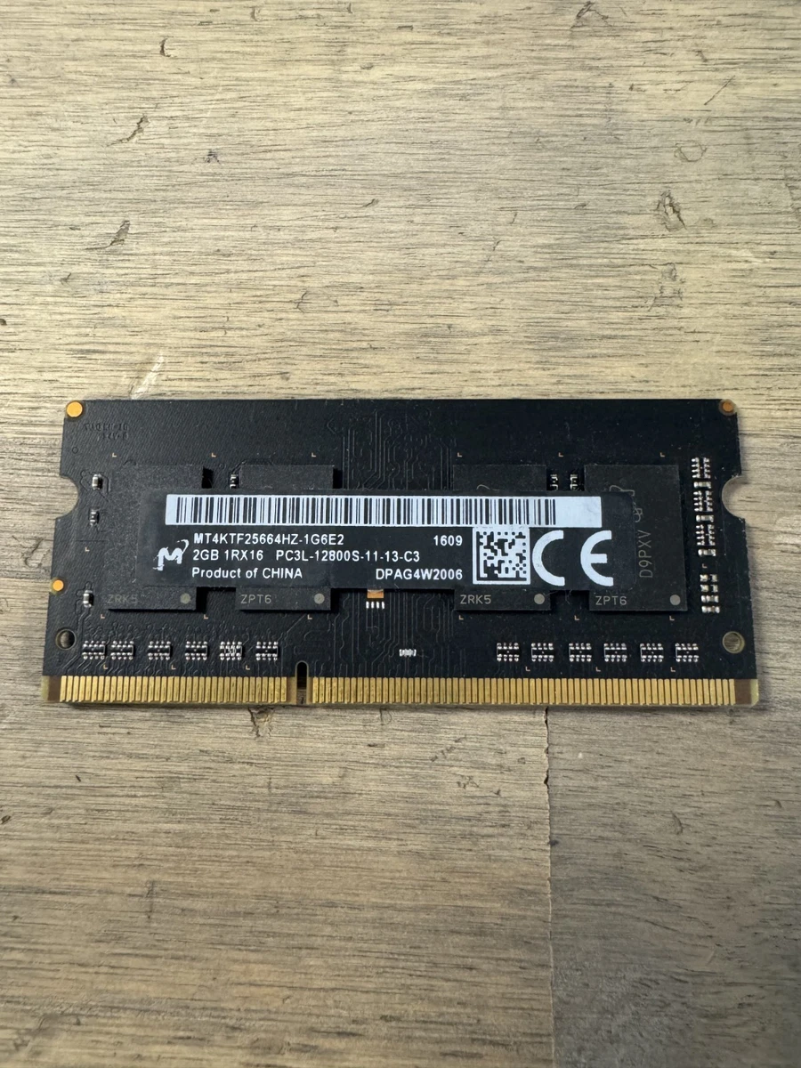 PC3-12800 (DDR3-1600) 2 GB DDR3L Computer Memory (RAM) for sale | eBay