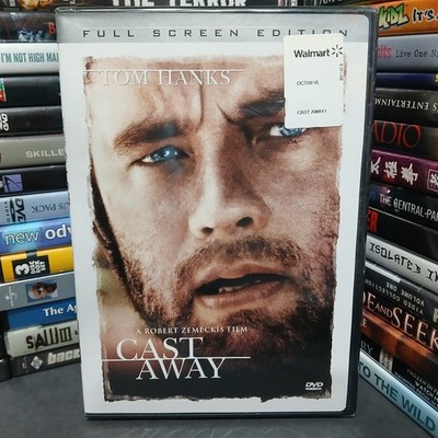 Cast Away Full Screen Edition DVD Tom Hanks Helen Hunt R. Zemeckis Free Shipping