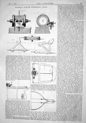 Antiker alter Druck 1866 älterer Liverpool Dampflenkgetriebe Maschinen Diagramme