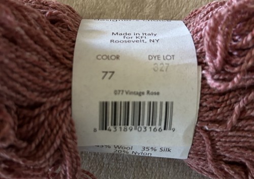 Elsebeth Lavold Silky Wool Yarn Made in Italy - Picture 3 of 5