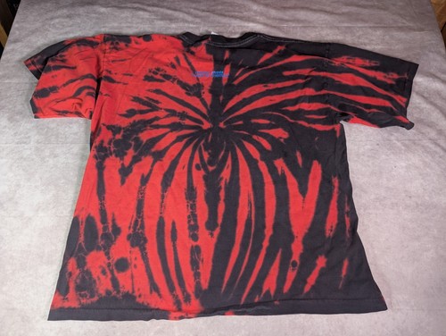 Vintage Universal Studios Spider-Man Shirt Herren XL rot schwarz Batik Marvel Tee - Bild 6 von 7