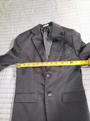 Calvin Klein Boys 2 Piece Formal Suit/tux Modern Fit Black Size 8 Regular - Picture 3 of 16