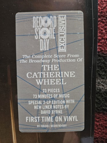 DAVID BYRNE*ADRIAN BELEW / COMPLETE SCORE FROM THE CATHERINE WHEEL*NEW 2LP SET - Picture 2 of 3
