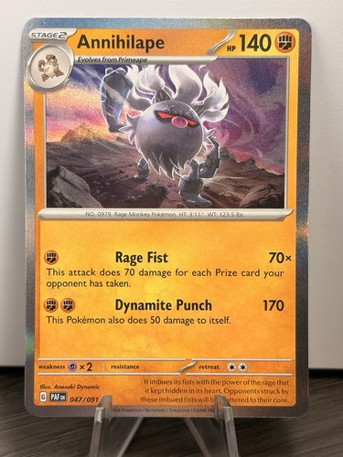Pokemon TCG Annihilape 109/198 SV01 Scarlet & Violet Holo Rare EN