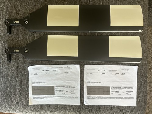 Robinson R66 Matched Set Tail Rotor Blades F029–1 AD Compliant 2024-04-02