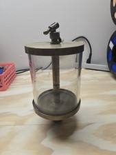 Vintage ESSEX Brass Corps Glass Cylinder Oiler Hit Miss Engine Steam USA