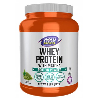 Whey Protein With Matcha Powder 2 Lbs  by Now Foods