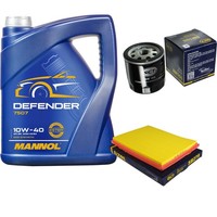 SCT Inspektionspaket 5L Mannol 10W-40 FüR Opel Astra F CC 1.6I 16V 1.6 Si 2.0