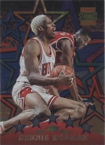 Michael Jordan & Dennis Rodman 1996-97 Stadium Club Golden Moments 