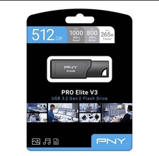 PNY 512GB PRO Elite V3 flash drive — USB 3.2 Gen 2 — ULTRA FAST! — FREE SHIPPING