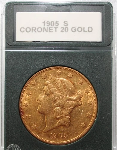 1905-S Liberty Double Eagle — photo from the most recent tracked eBay sale