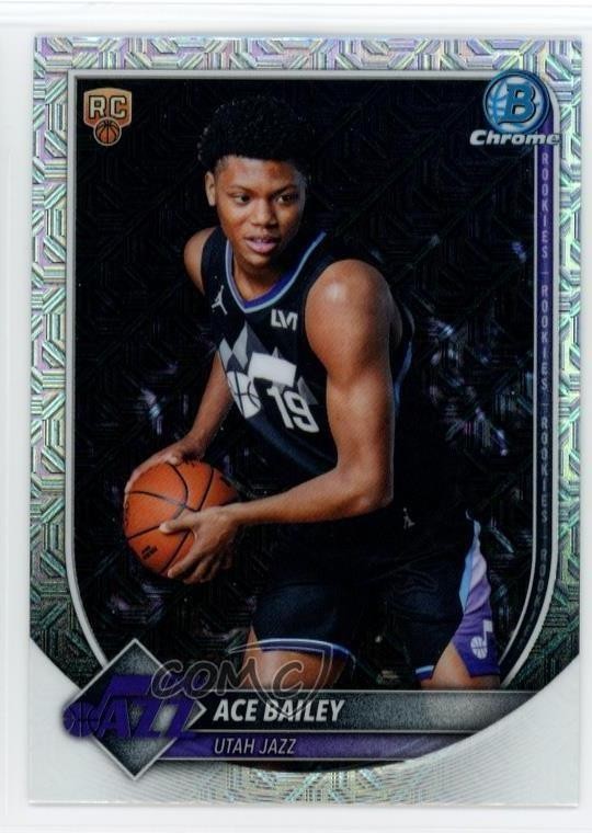 2025-26 Bowman Chrome Mega Box Mojo Refractor Ace Bailey #BCV-5 Rookie RC 0z9n