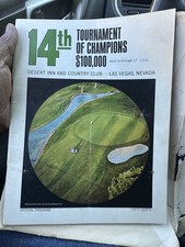 1966 autographed golf program Arnold Palmer, Jack Nicklaus, 23 total complete 