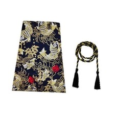 Car Shift Boot Cover, Stitch Ancient Japanese Antiquity Element Shift Koi Black
