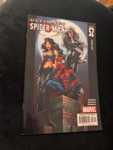 ULTIMATE SPIDER-MAN #52 FIRST PRINT BLACK CAT SPIDERMAN VARIANT 1