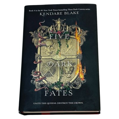 Five Dark Fates Kendare Blake HC DJ First Edition First Printing 2019