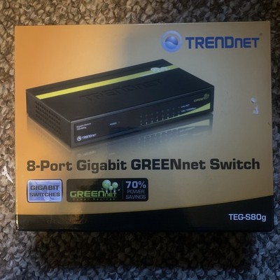 TRENDnet TEG-S80G 8-Port Gigabit GREENnet Switch - OPEN BOX