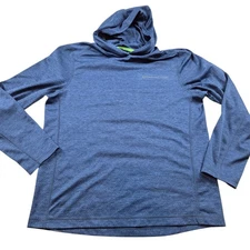 Vineyard Vines Hoodie Mens Medium Blue Sankaty Performance Lightweight Golf 