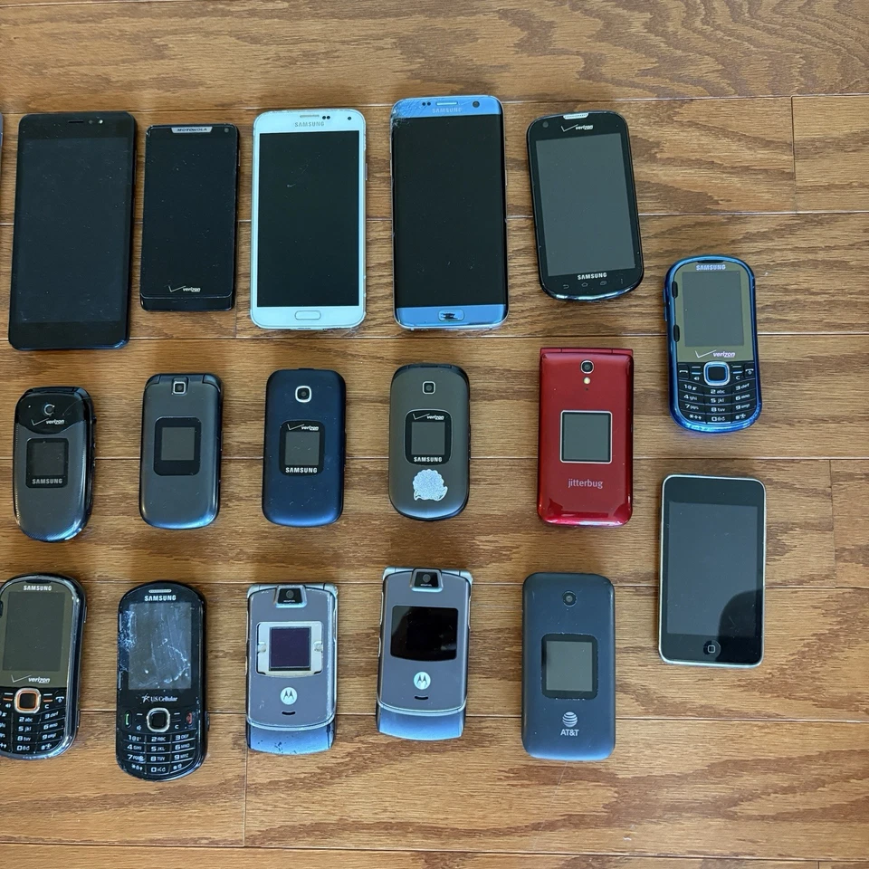 Lote 41 Teléfonos Inteligentes y Teléfonos Abatibles + Cargadores PROBADO EN FUNCIONAMIENTO Leer Descripción Foto 3 de 4