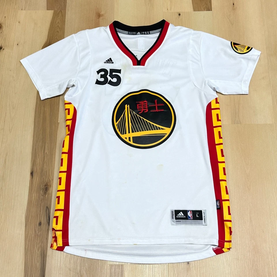 Camiseta Adidas Hombre L Golden State Warriors Kevin Durant #35 Año Nuevo Lunar 2016 Foto 2 de 4