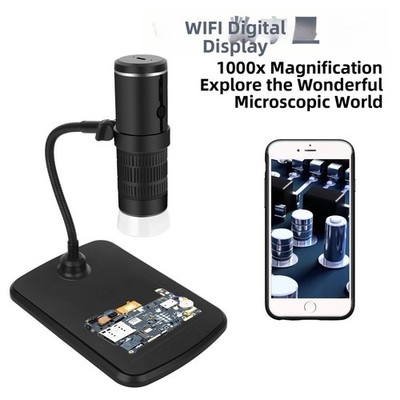 Tragbares F210 WiFi Digital Mikroskop mit 1000X Zoom und LED einstellbarem Licht
