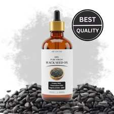 100 Pure Virgin Organic Black Seed Oil Edible Cold Pressed Cumin 1.69 Oz