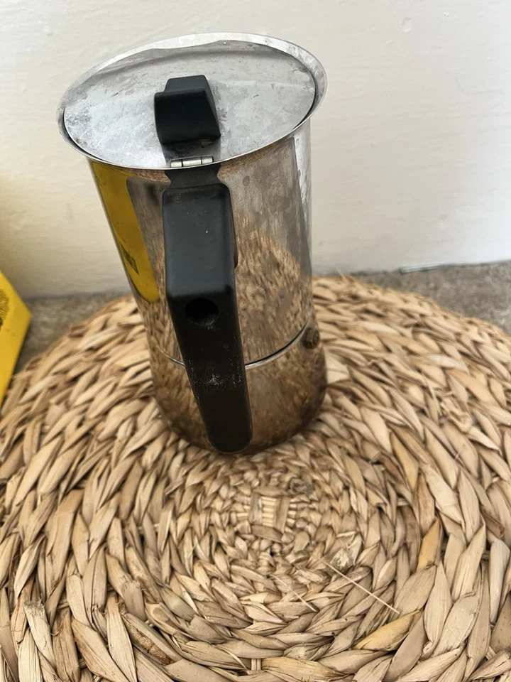 Кофейник эспрессо мока IKEA из нержавеющей стали серебристый радиг - Изображение 3 из 4