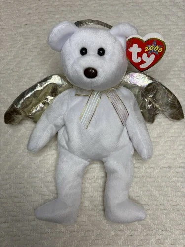 Vintage 2000 TY Beanie Babies Collection - Halo II the Bear  Angel w/ Tags