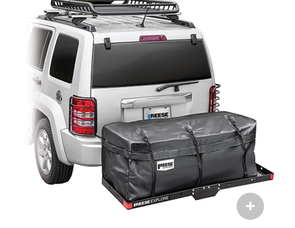 Reese 20"x60" 500 Ibs Cargo Carrier Bastidor Se Adapta a Receptor de Enganche de Remolque de 2" Foto 2 de 4