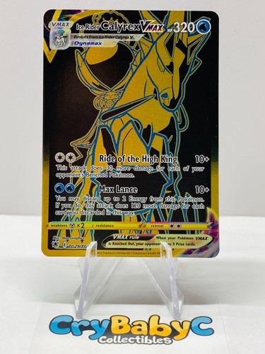 Pokemon Ice Rider Calyrex VMAX TG29/TG30 Astral Radiance SWSH Trainer Gallery