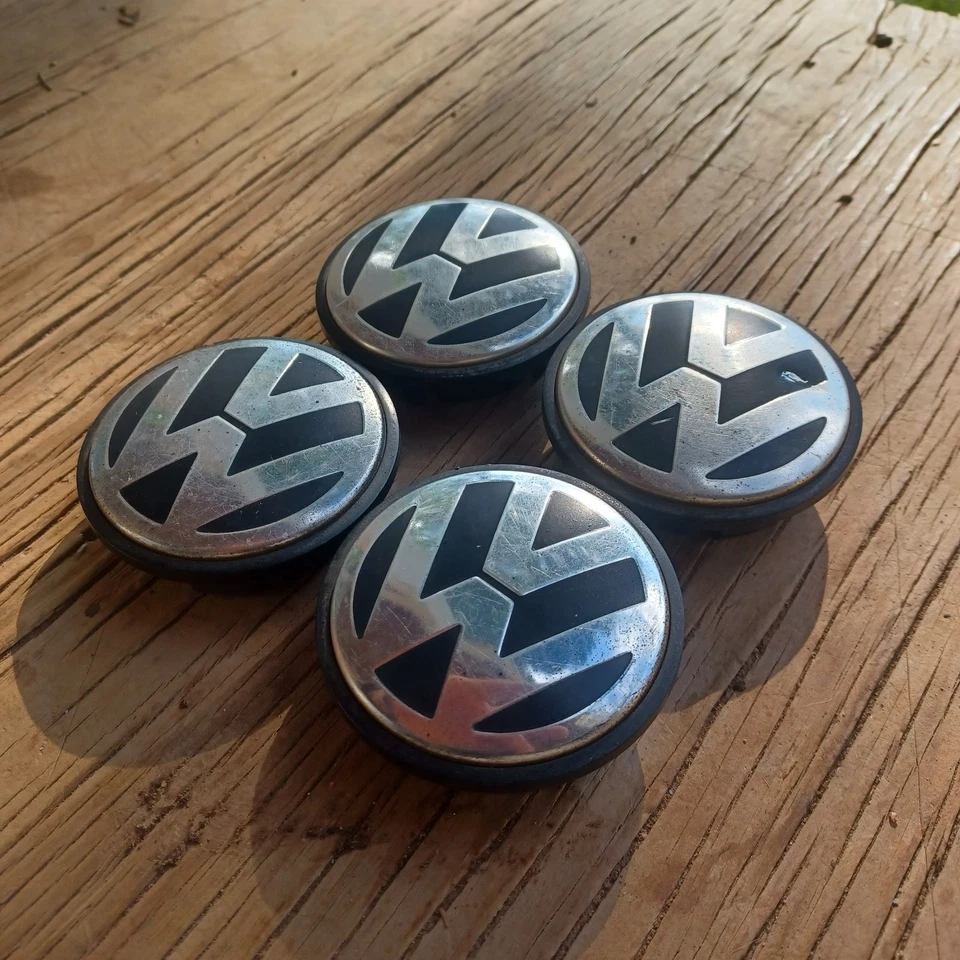 Volkswagen Golf Jetta Passat center cap set of 4, 2002-2020, p/n 3B7 601 171 B1 - Image 2 of 3