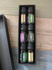 NEW Set of 6 Essential Oils ~ Tea Tree, Lemongrass Variety Pack Aromatherapy 
