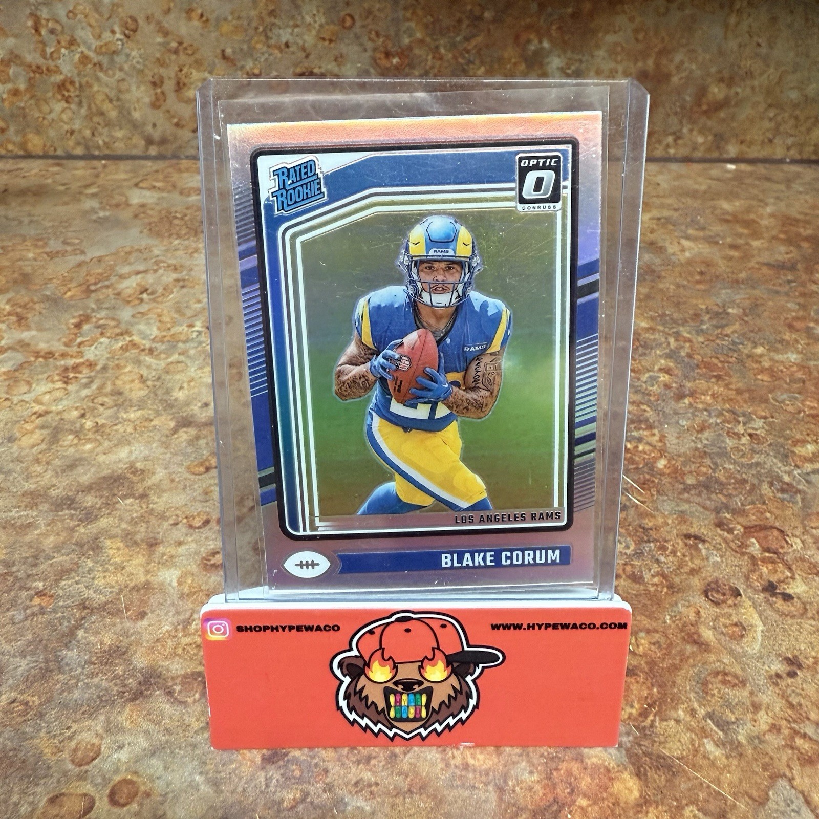 2024 Panini Donruss Optic - Rated Rookie Blake Corum #208 Holo Prizm (RC)