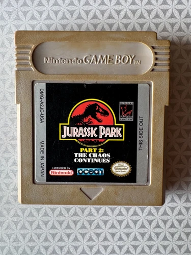 Game Boy: Jurassic Park (Authentic Loose Cartridge) Tested & Working!