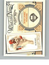2012  Topps Allen & Ginter Ryan Howard WIN3 Phillies What's in a Name?