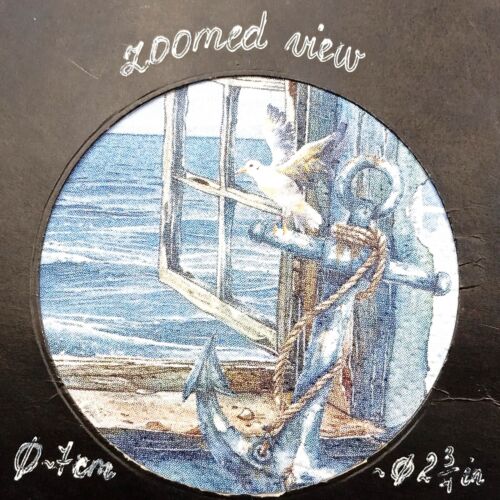 U229# 3 x Single Paper Napkins For Decoupage Seagull Anchor Window View Sea Ship - Picture 4 of 12