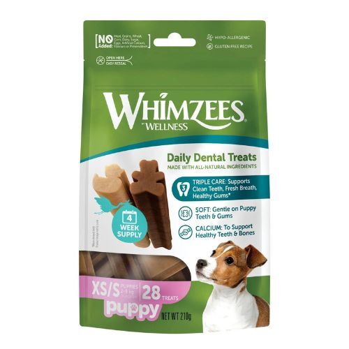 Whimzees Puppy Extra Small/Small Breed Dental Treats 210g - Picture 1 of 8