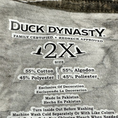 T-shirt Duck Dynasty RealTree - maglietta mimetica Hey Jack Redneck - uomo XL EUC - Foto 3 di 4