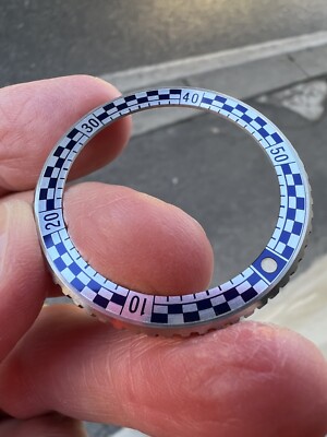 SEIKO Rally 6119-7170/7173/8300 Original rotating bezel with blue