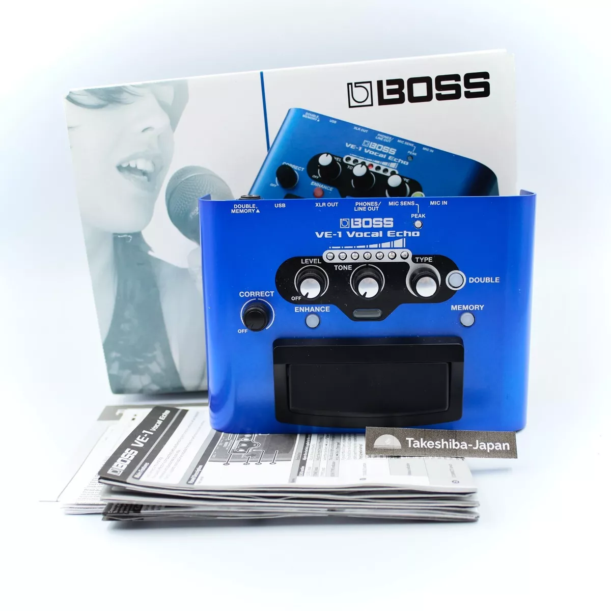 BOSS VE-1 Vocal Echo With Original Box Vocal Effect Processor A8K4885